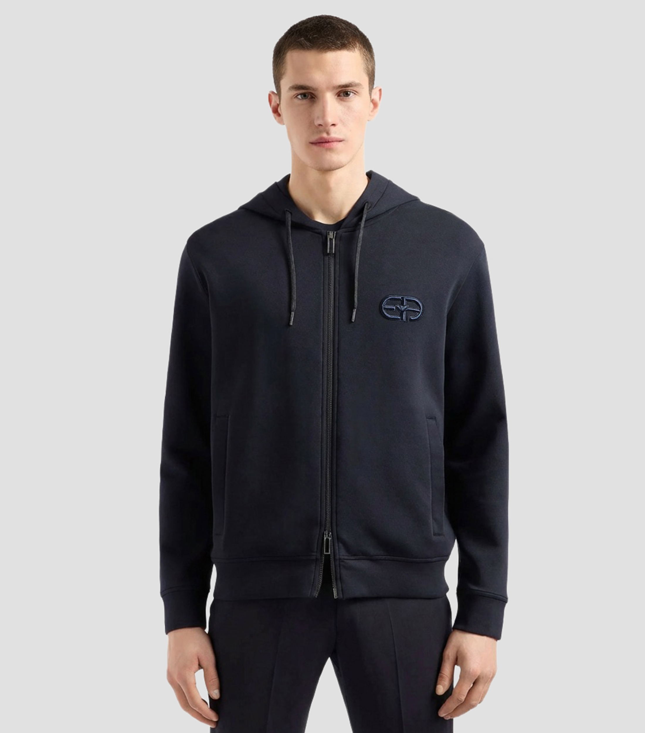 Sudadera con cierre y capucha Hombre